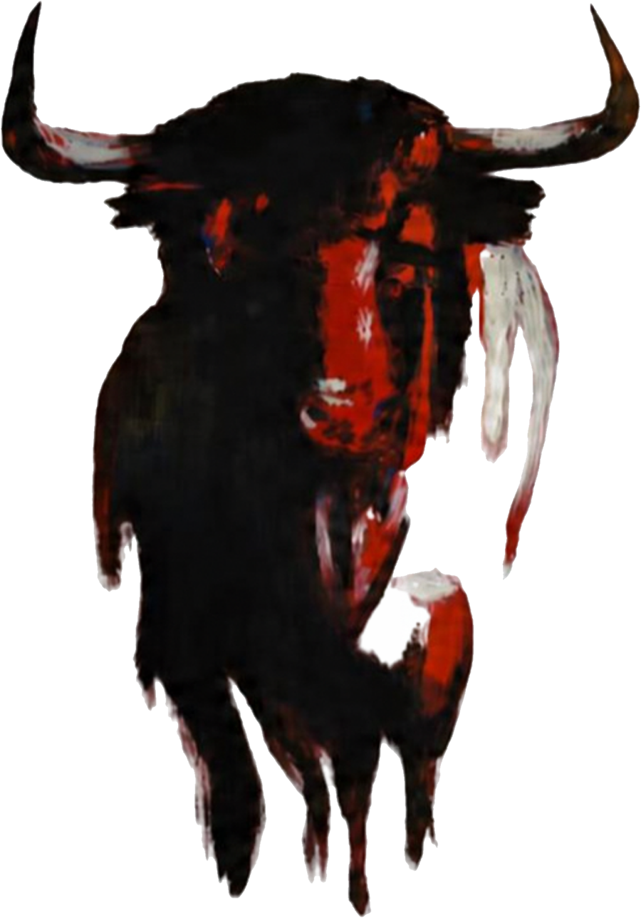 Gemälde des Stiers der La Cantina